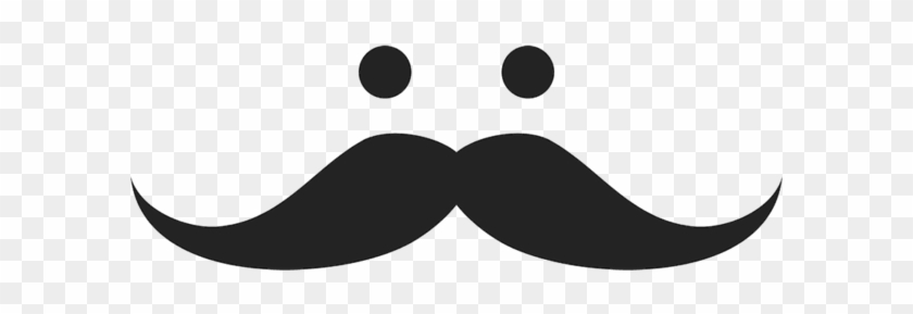 The Hairs Have Eyes Stache Rubber Stamp - The Hairs Have Eyes Stache Rubber Stamp #1066509