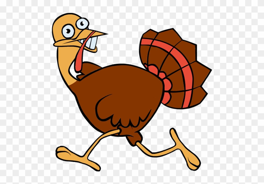 Running Turkey Clipart - Turkey Running Clip Art #1066564