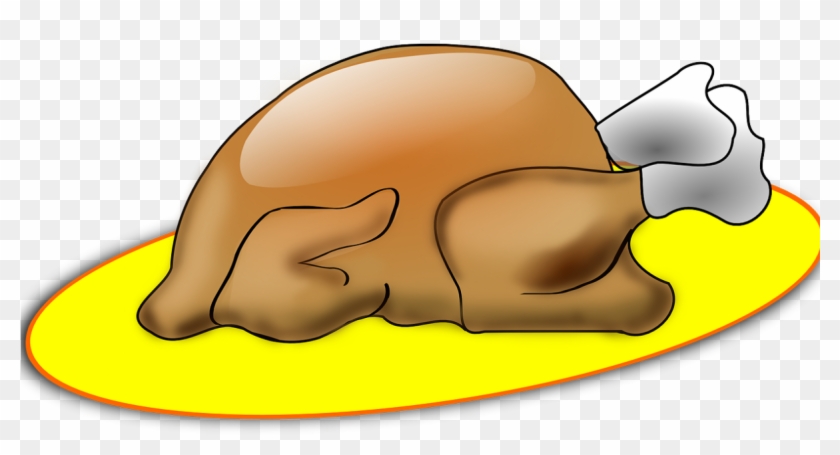 Cartoon Turkey Meat Clip Art - Gambar Ayam Panggang Kartun #1066568