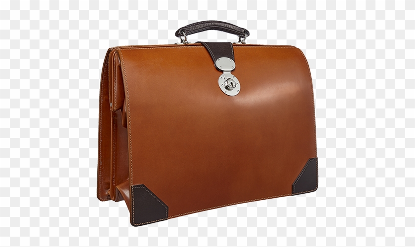 Classic Top Frame Briefcase - Artificial Leather #1066567