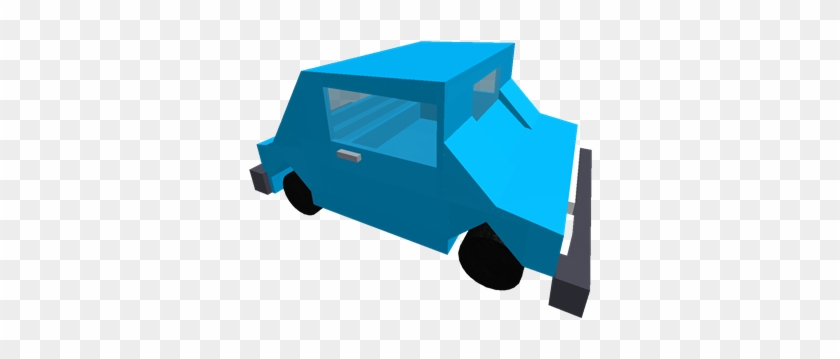 Blue Car Prop - Model Car #1066652