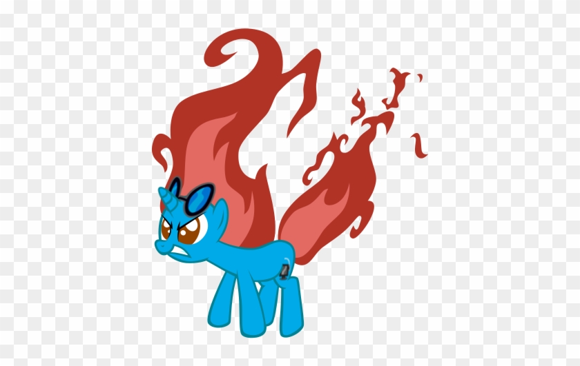 Crimsion Beats Flames Of Anger By Mlp-scribbles - Mlp Crystal Ponies Base #1066731