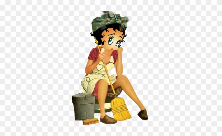 Annabella Sparkles - Betty Boop Cleaning Lady #1066747