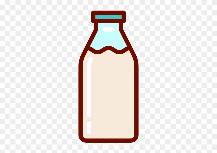 Milk Bottle Free Icon - Broken Bottles Png Vector #1066778