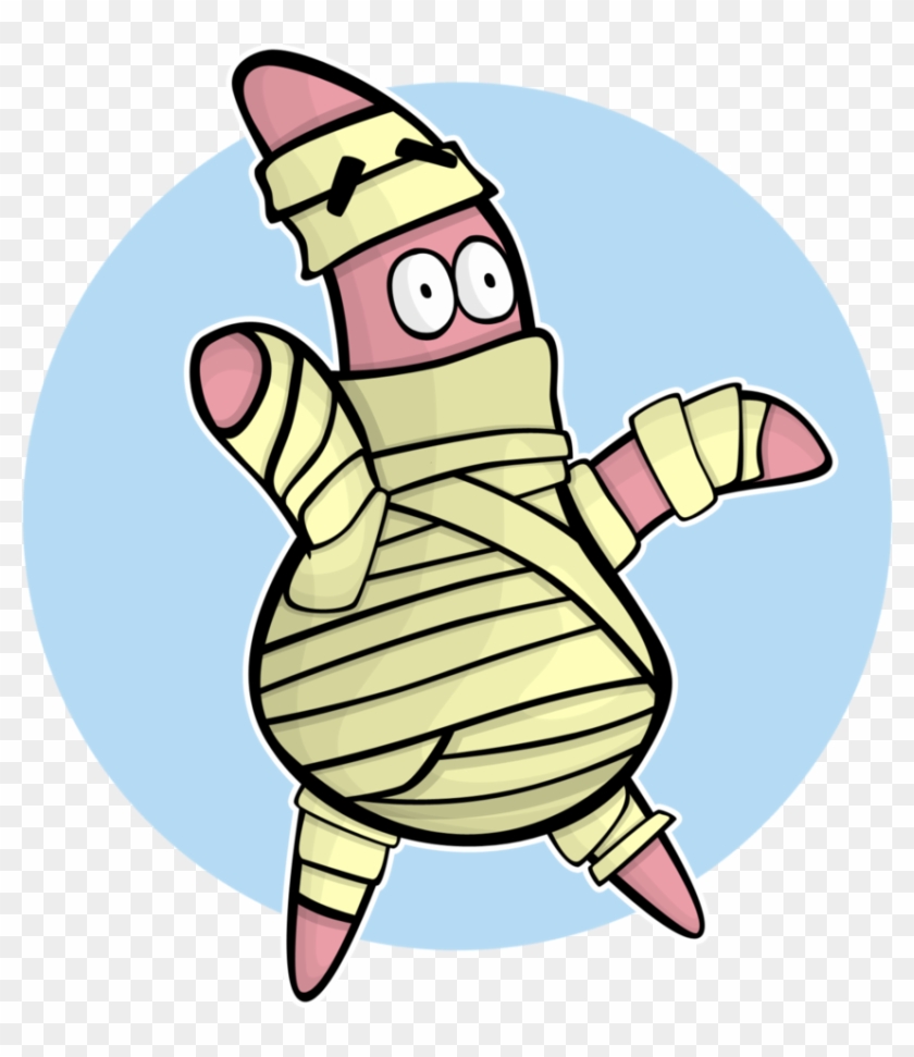 Patrick Star Mummy By Rextore - Cartoon #1066886