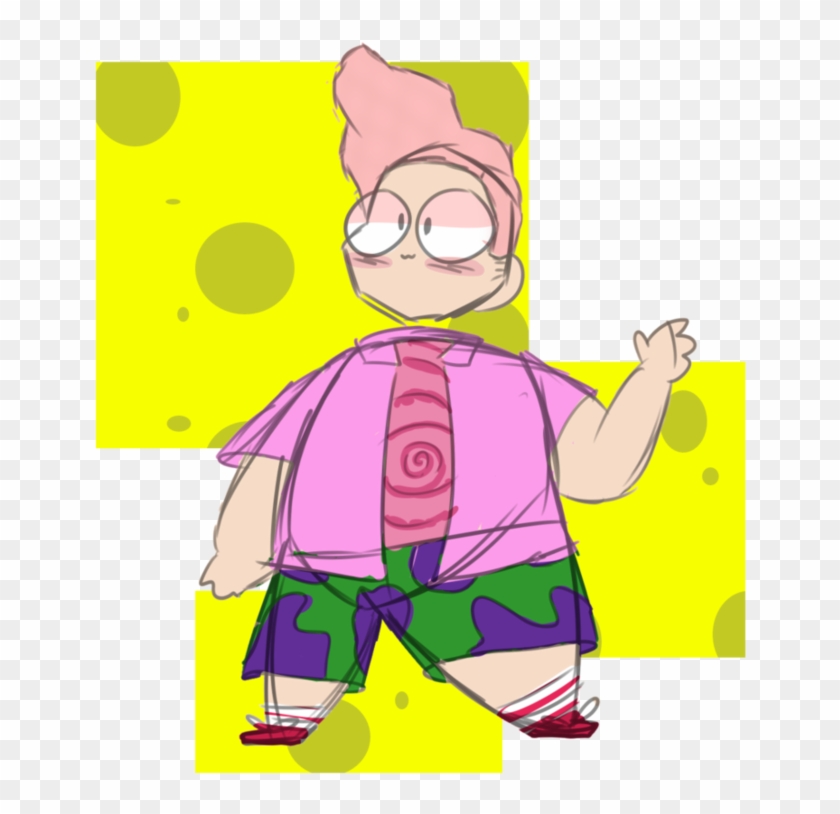 Patrick Star By Fluffylittlebiscuit - Cartoon #1066890