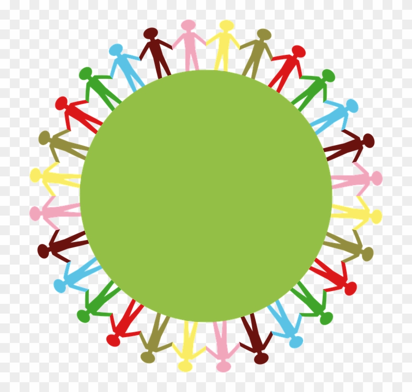 People Holding Hands Clipart 7, Buy Clip Art - Lets Make A Circle #1066915