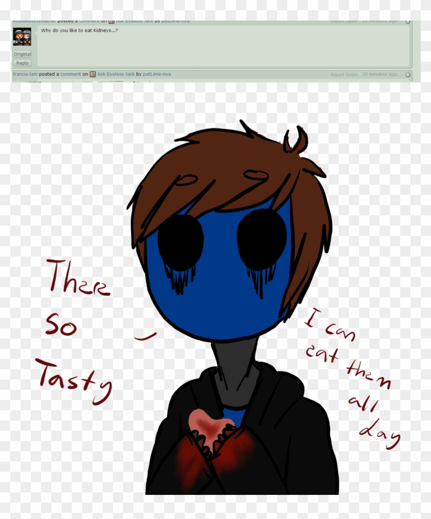 Ask Eyeless Jack 1 By Cryptidroad - Ask Eyeless Jack Creepypasta #1067021