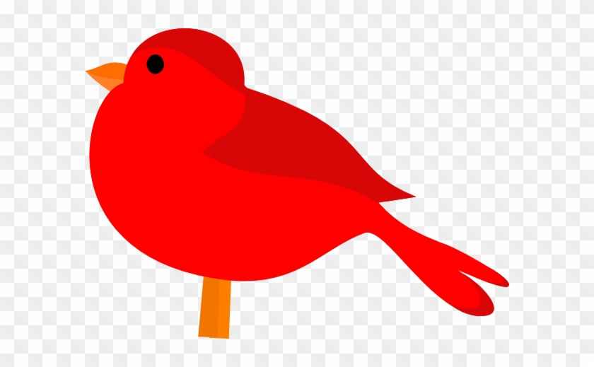 Red Bird Clip Art At Clker Com Vector Clip Art Online - Clip Art #1067320