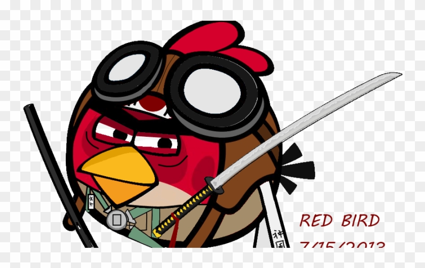 Red Bird Pilot By Forcemation Via Deviantart - Gambar Kartun Angry Bird #1067323