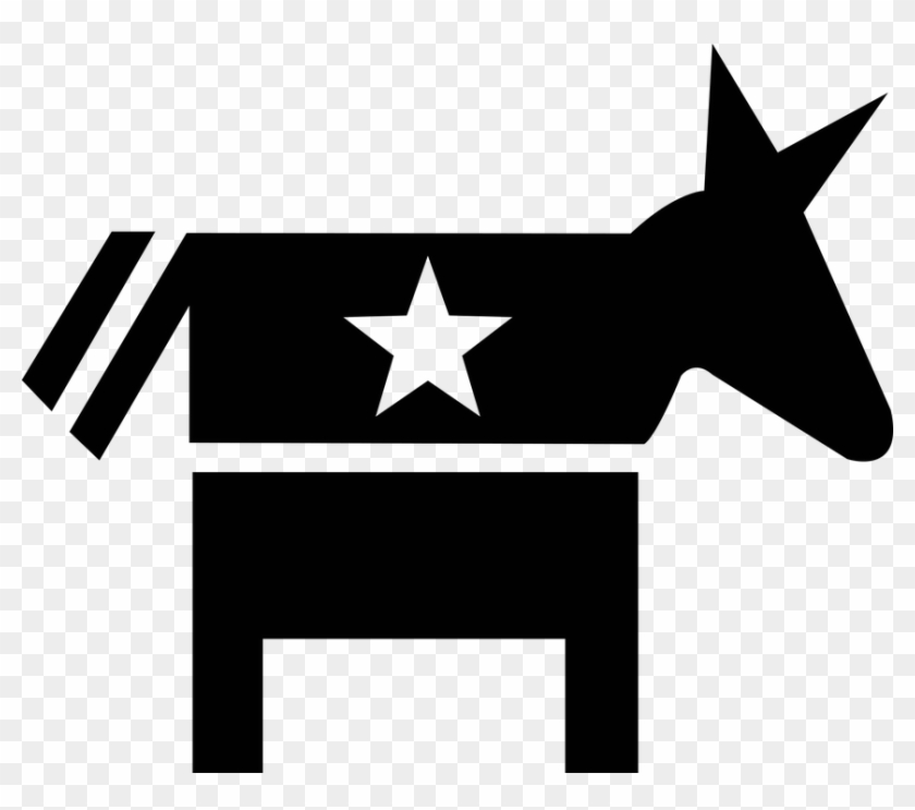 Jackass Clipart Public Service - Democrat Donkey Coaster Set #1067492