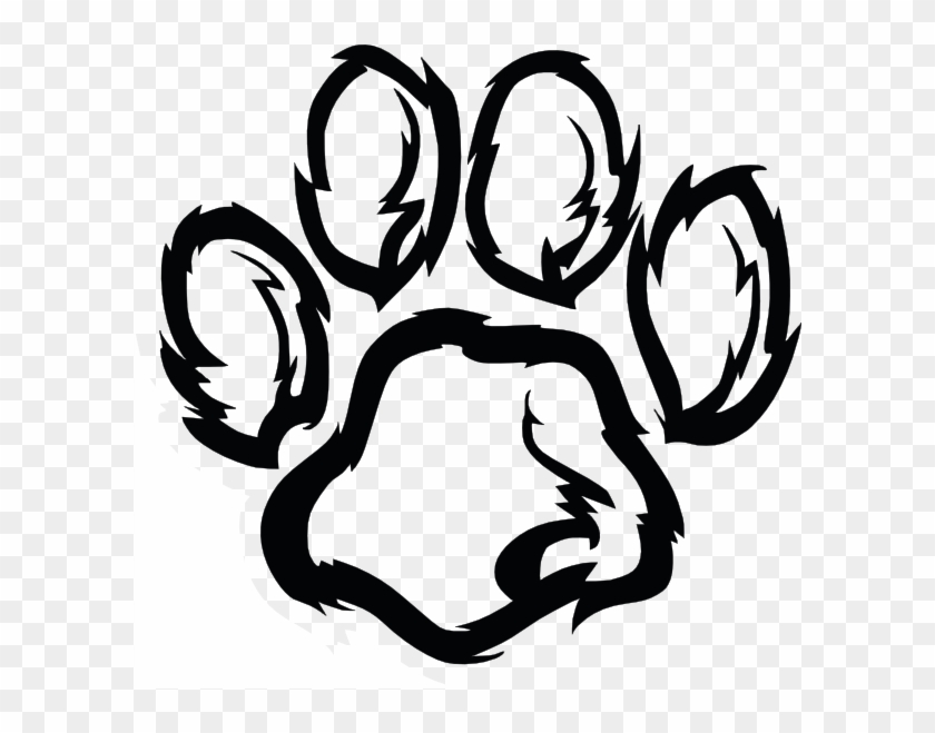 Wildcat Paw Print Clipart Meme And Quote Inspirations - Wild Cats Clip Art #1067610