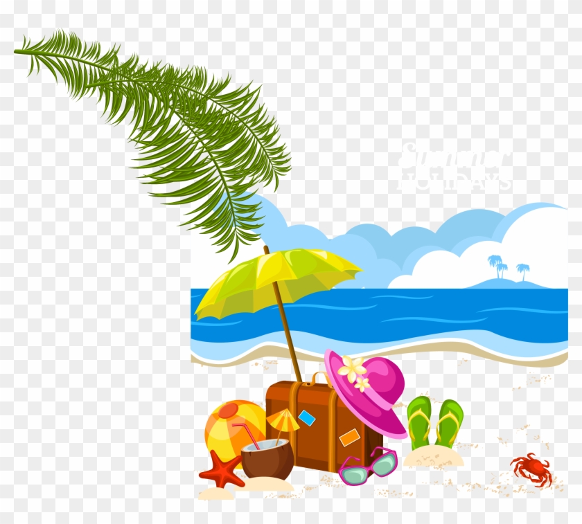 Holiday Summer Vacation Clip Art - Holiday Summer Vacation Clip Art #1067805