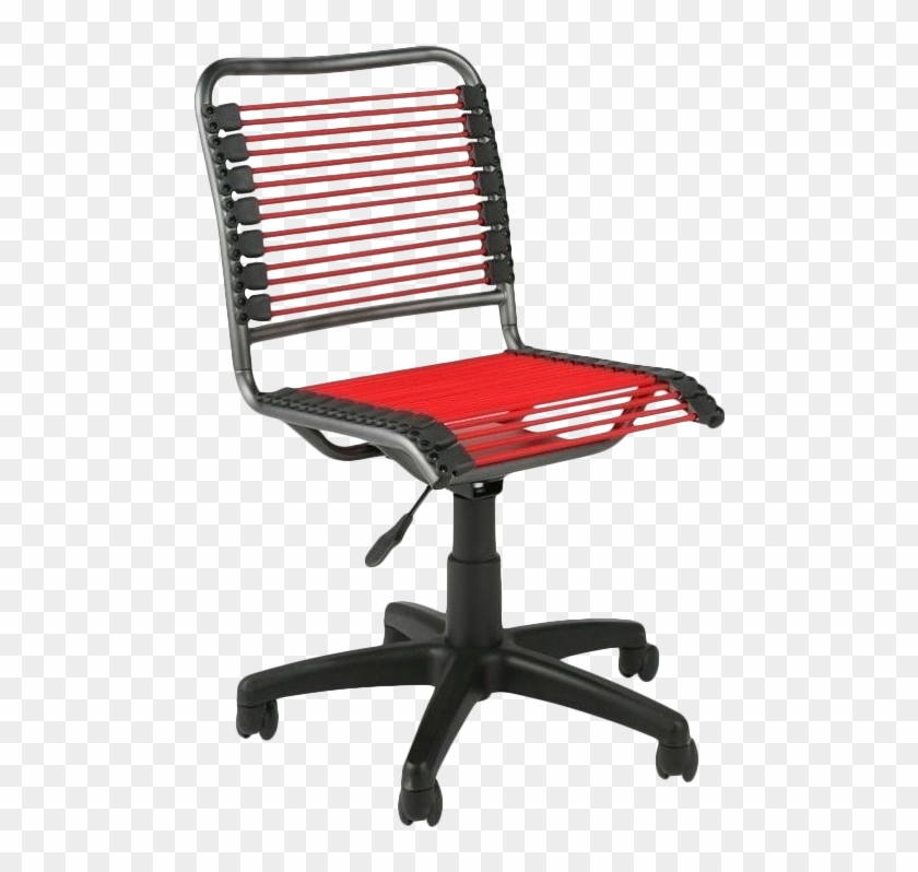 Eurostyle Bungie Low Back Office Chair In Red And Graphite - Bungee Cord Desk Chair #1067844