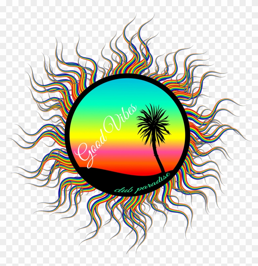 Palm Tree Beach Art Sunset Palm Transparent Image Palm - Logos De Palmeras Y Sol #1067863