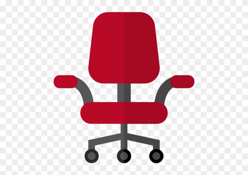 Office Chair Free Icon - Desk Chair Clipart Transparent Background #1067887