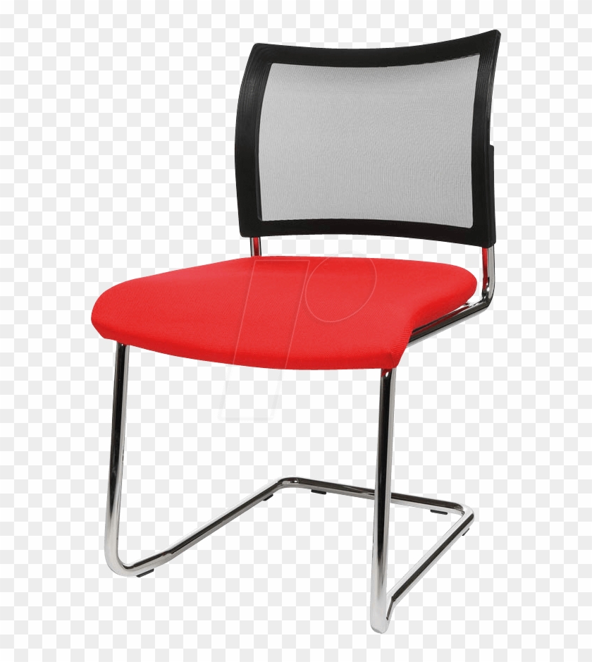 Topstar Visit 20 Visitor Chair, Red, Pack Of 2 Topstar - Konferenzstuhl Visit 20 Netz - Violett #1067945