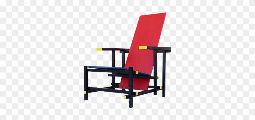 Gerritt Rietveld Dutch De Stijl Movement Chair On Chairish - Red And Blue Chair #1067954