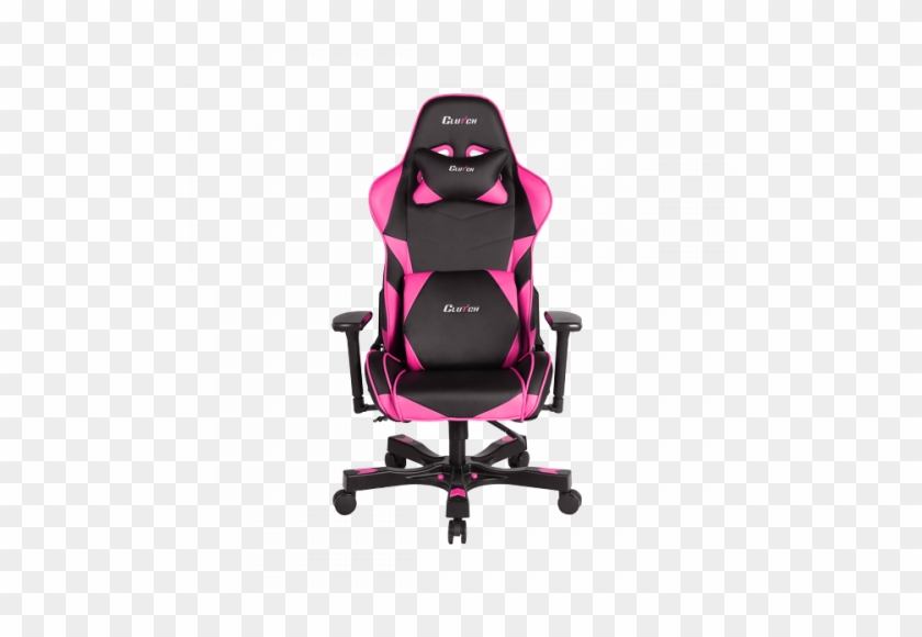 Crank Series Charlie Pink Gaming Chair - Clutch Chairz Premium Gaming/computer Chair, Black #1068004