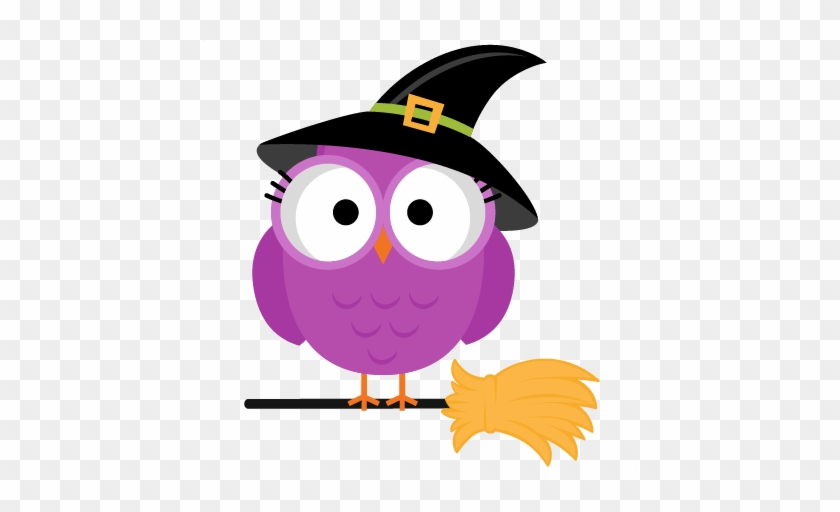 Cute Witch Clipart Free - Cute Halloween Owl #1068205