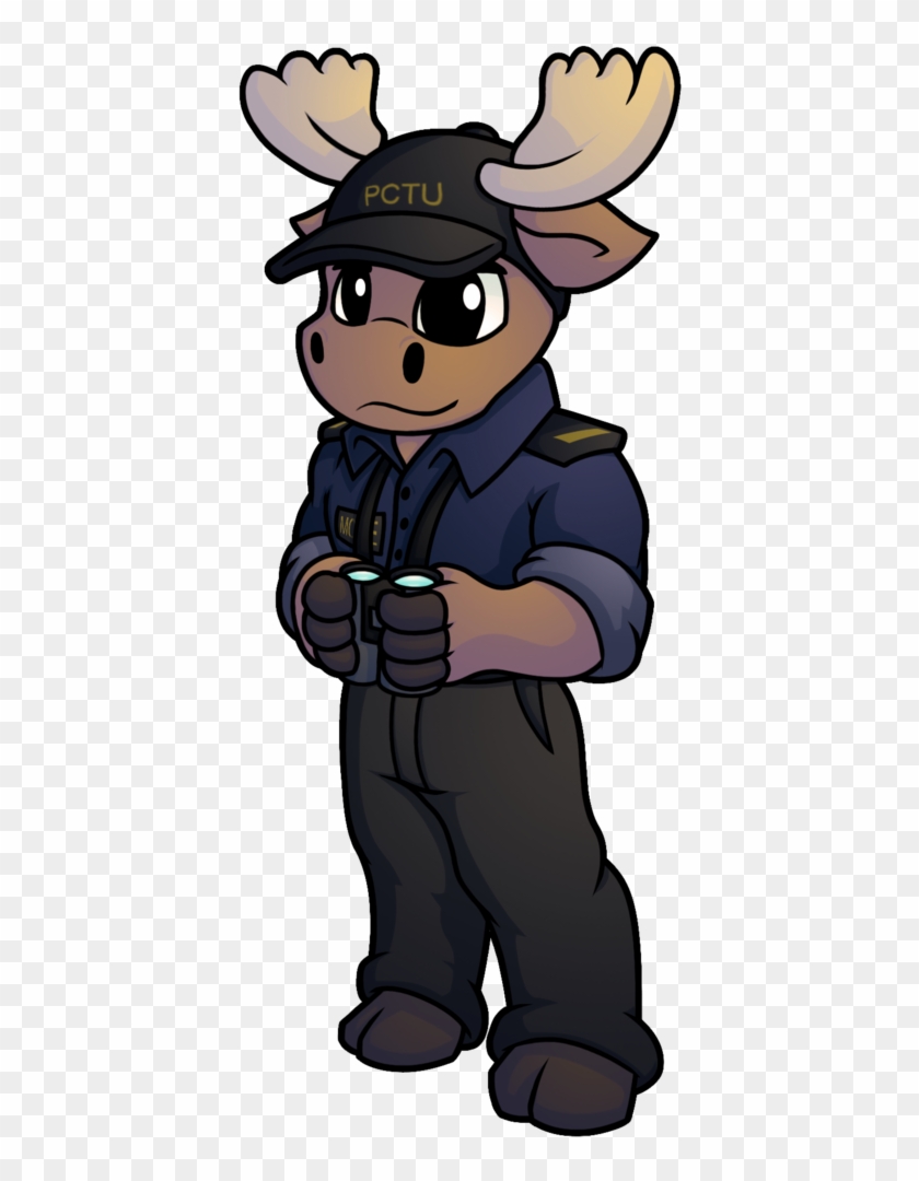 Bridge Officer Moose By Fuzzt0ne Bridge Officer Moose - Cartoon #1068256