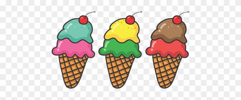 Ice Cream Vector - Ice Cream Cone Clipart #1068268