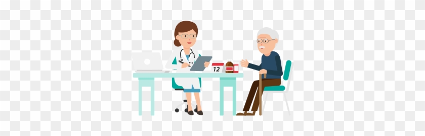 This Image Rendered As Png In Other Widths - Animation Of Doctor Patient #1068326