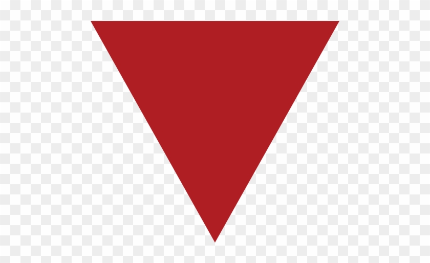 Down-pointing Red Triangle Emoji - Red Triangle Pointing Down #1068375