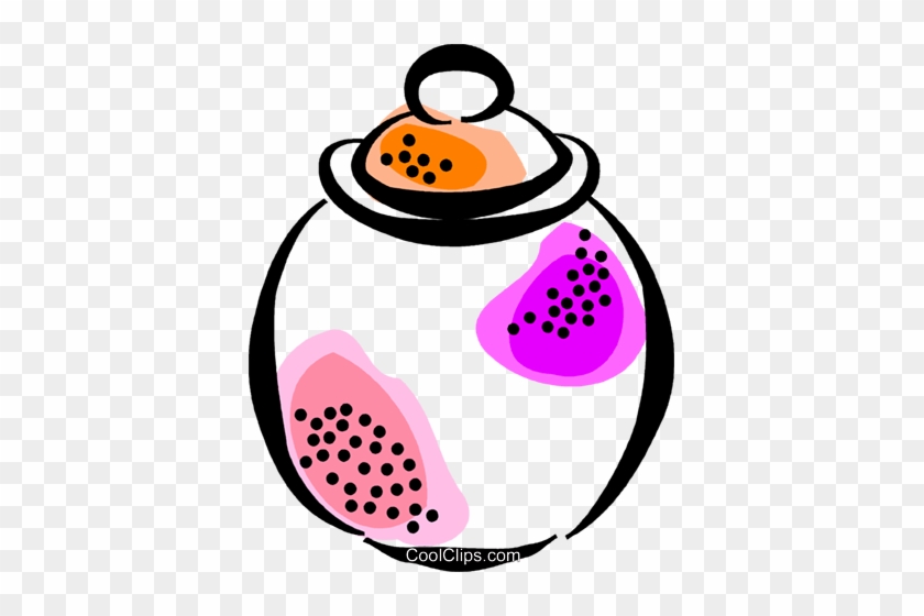 Cookie Jar Royalty Free Vector Clip Art Illustration - Ice Cream Float Clip Art #1068391