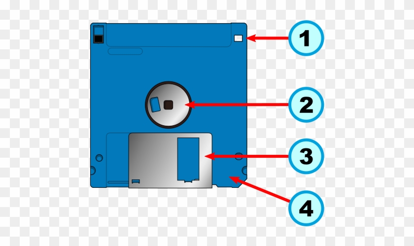 File Floppy Disk Internal Diagram Part1 Svg Wikipedia - Anatomy Of A Floppy Disk #1068531