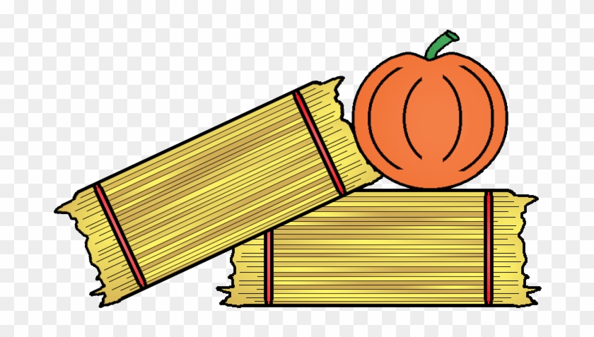 Hay Straw Clipart - Pumpkin #1068545