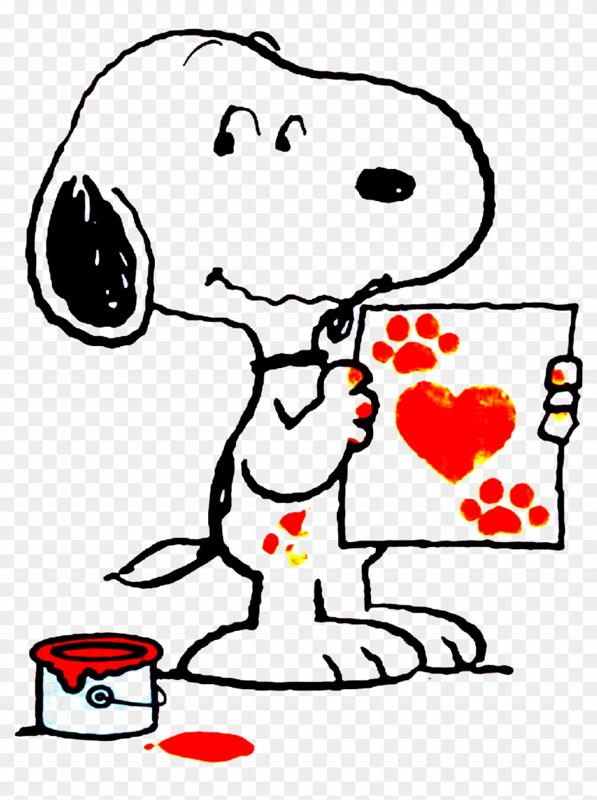 Snoopy Valentine, Valentines Day, Peanuts Gang, Jigsaw - Happy Valentines Day Clipart #1068613