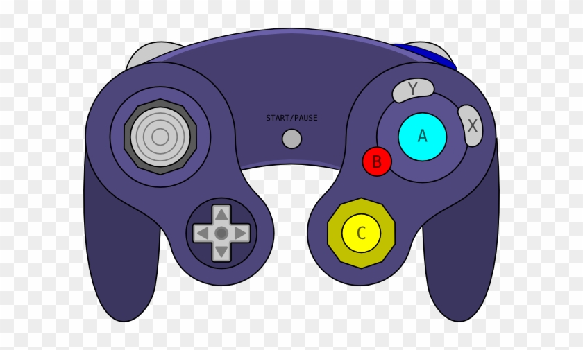 Controller Clipart Gamepad - Nintendo Gamecube Controller Vector #1068683