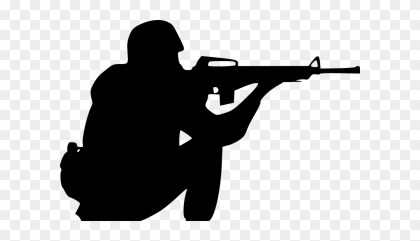 Thompson Woos Gun Rights Contingent - Army Soldier Silhouette #1068694