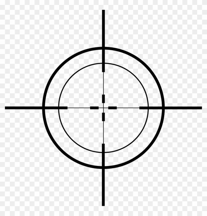 Ode To The Enemy Sniper - Sniper Crosshair Png #1068760