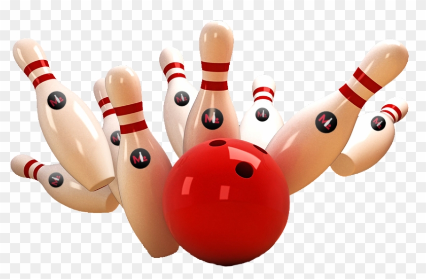Bowling Ball Strike Bowling Pin - Let's Get The Ball Rolling #1068897