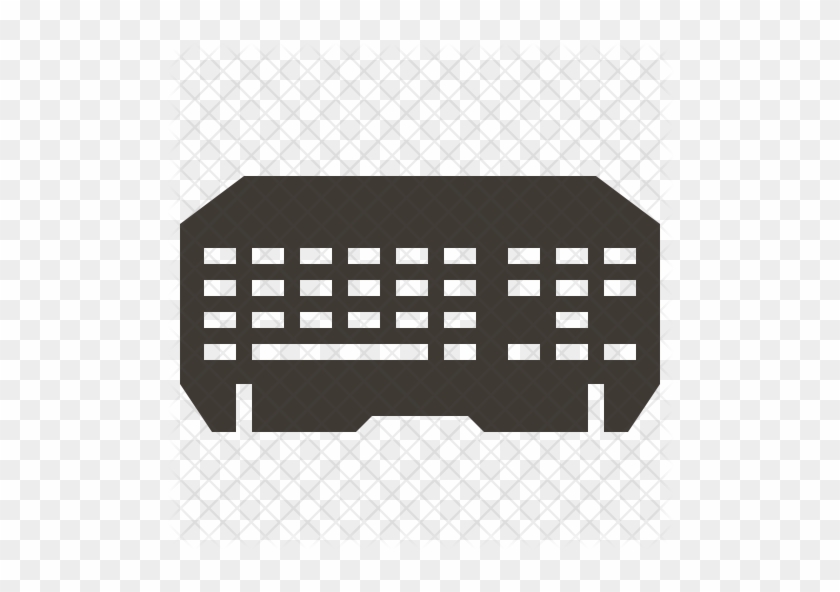 Apple, Keyboard, Outlined, Print, Short Icon - Drawer #1068989