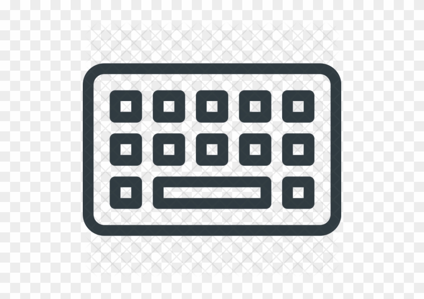 Keyboard Icon - Keyboard Svg Icon #1069030