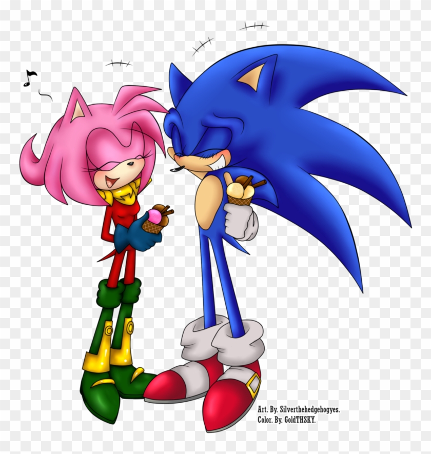 Sonic X Zamy Ice Cream's Date - Chief Zamy And Zonic #1069036