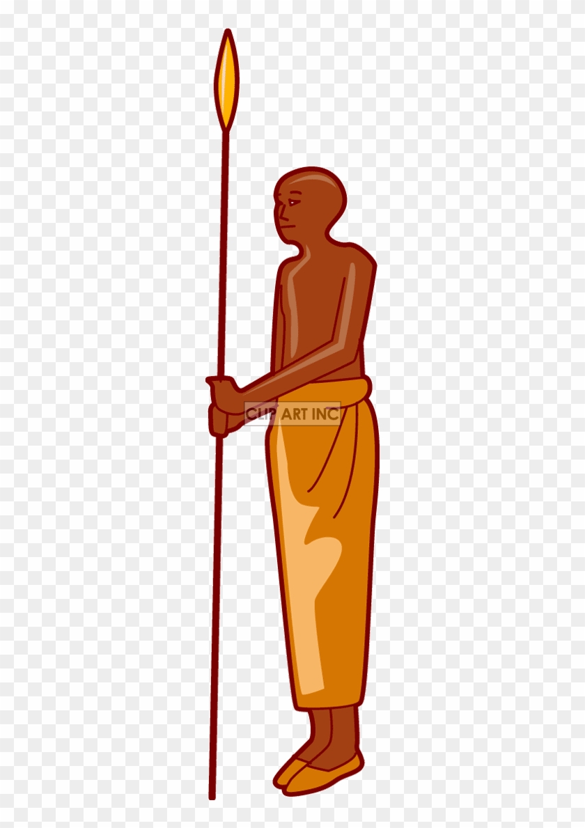 Tribal Clipart Tribal Person - African Tribe Clip Art #1069078