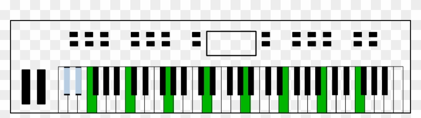 Clear Tape On Top Of Areas Where Your Feet Might Touch - Musical Keyboard #1069098