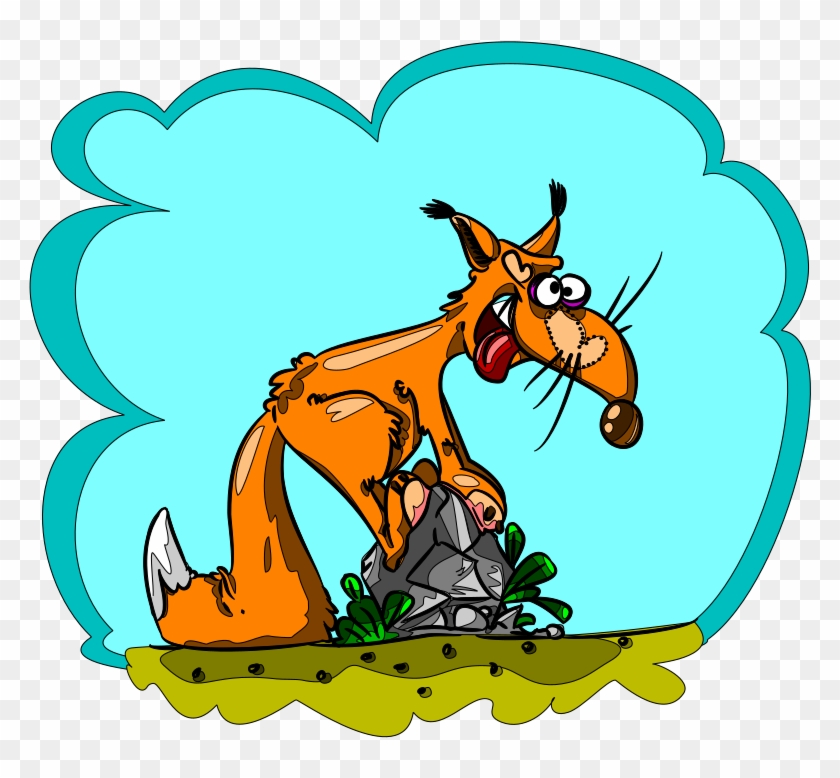 Clipart Crazy Fox - Clip Art #1069113