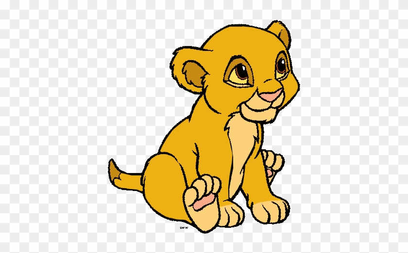 Baby Lion Clipart - Lion King Baby Simba #1069229