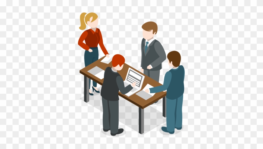 They Might Work Hard, But Will They Achieve Business - Registration Table Clipart #1069251
