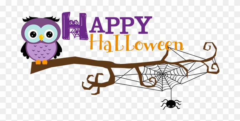 Chevron Owl Banner - Happy Halloween Banner Cute #1069261