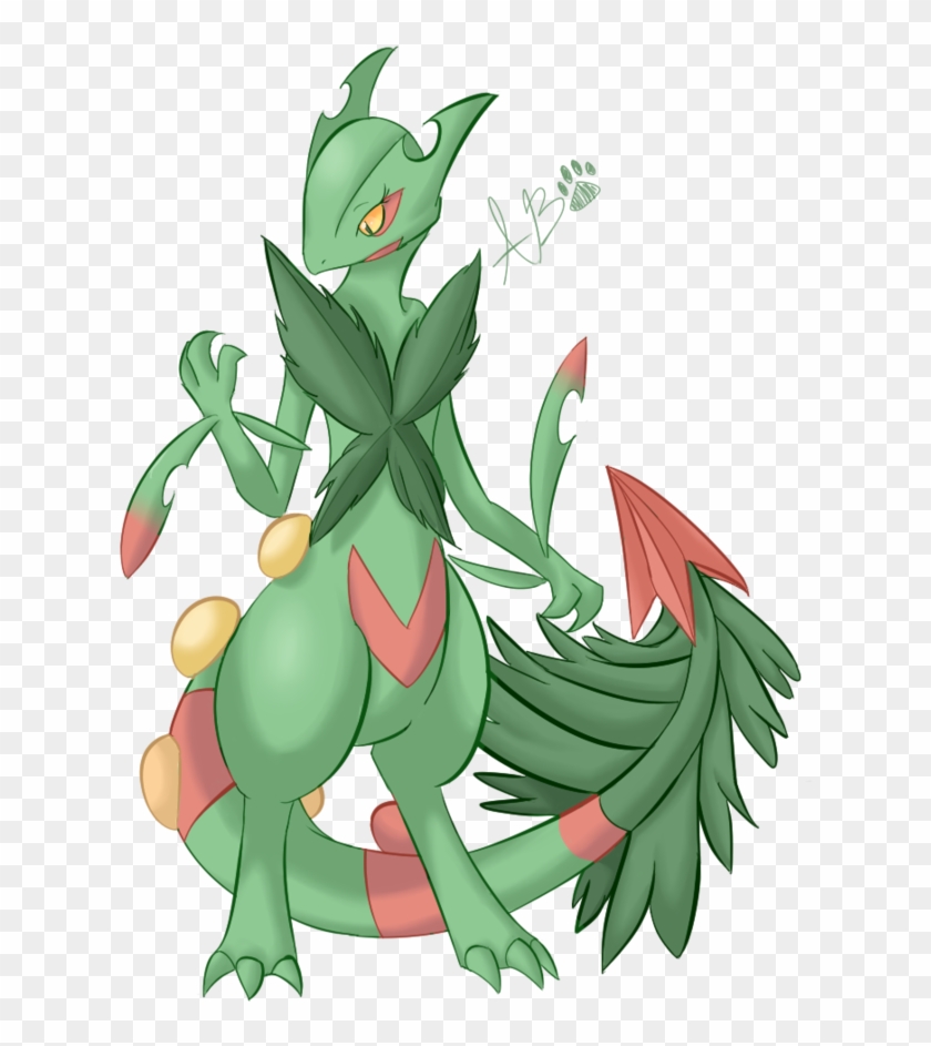 Mega Sceptile By Alpha-bread - Pokemon Sceptile Female #1069410