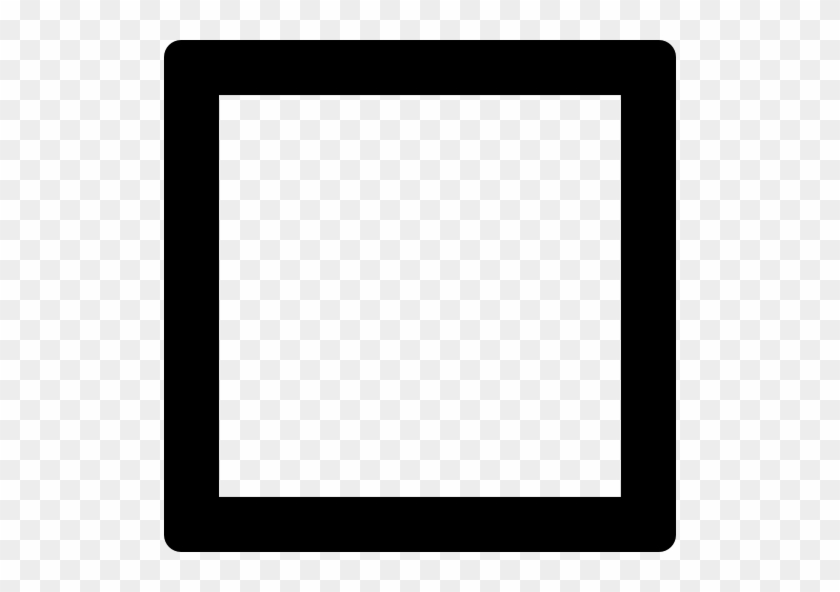 Square Outline Free Icon - Ipad 2 Mockup Png #1069451