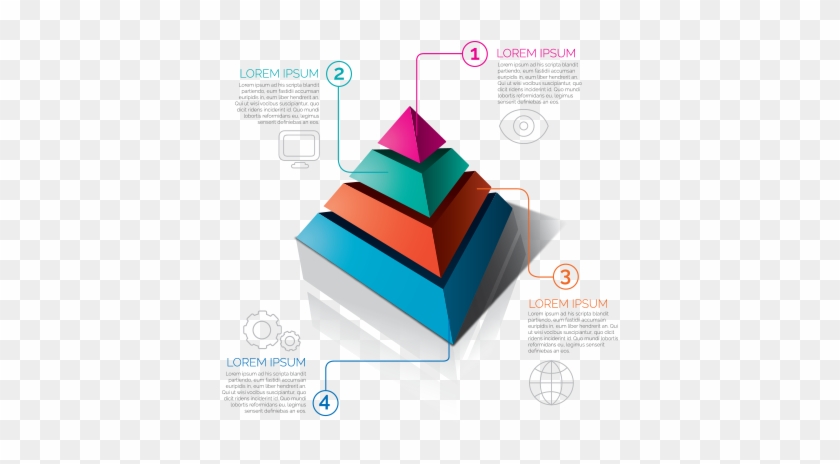 Infographic Pyramid Free Vector And Png - Diagram #1069641
