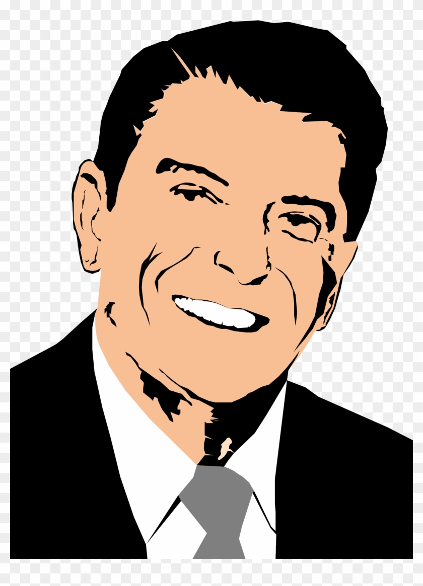 Big Image - Ronald Reagan Cartoon Face #1069680