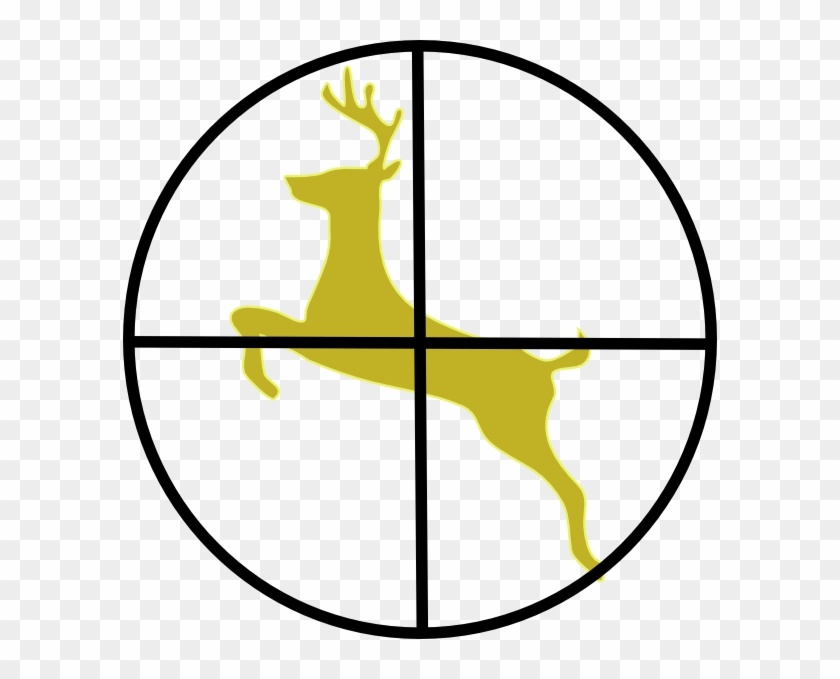 Rifle Scope Clipart - Deer Hunting Png #1069720